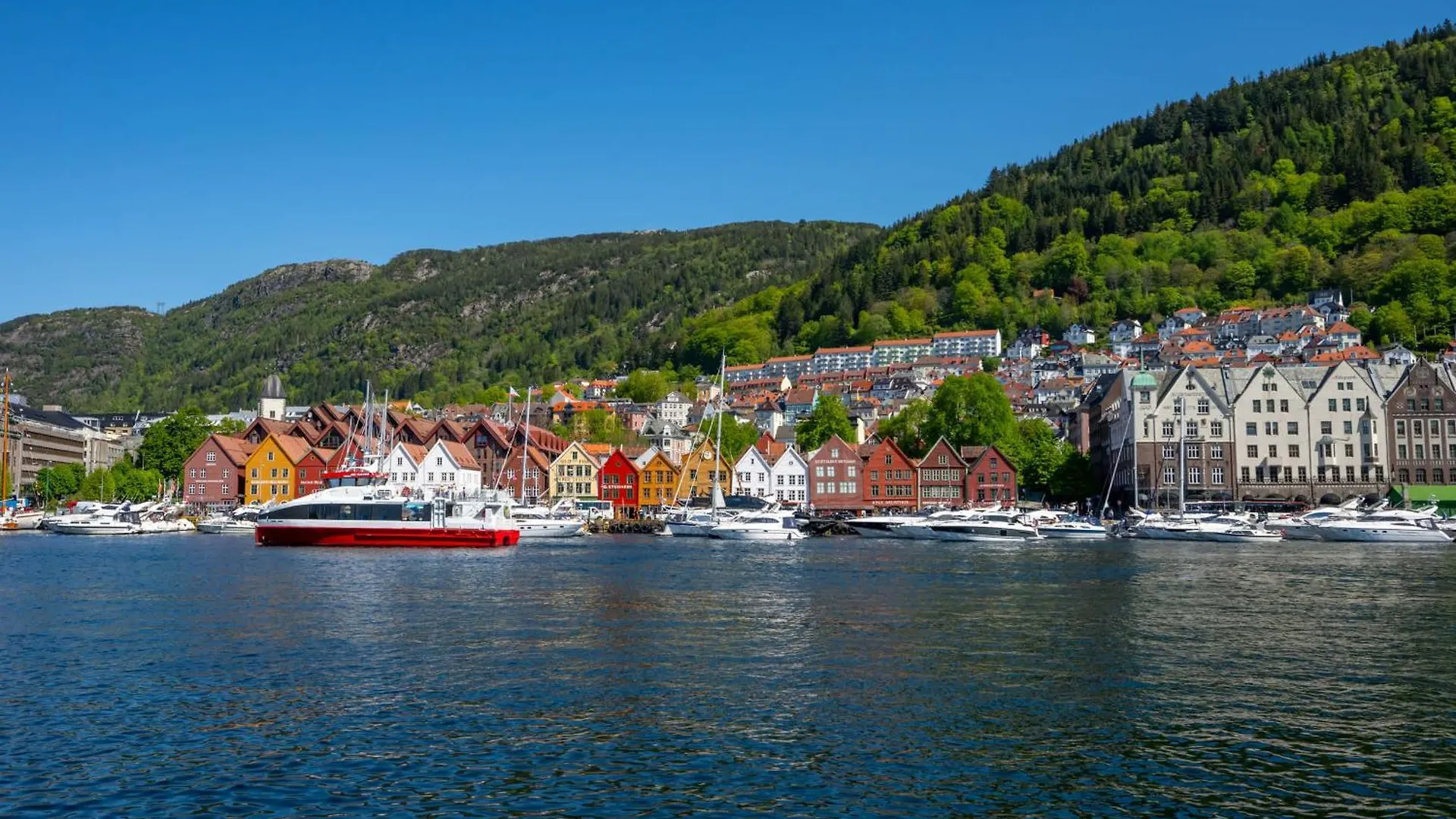 Spacious Top-Floor Apartment With View And Private Balcony Bergen